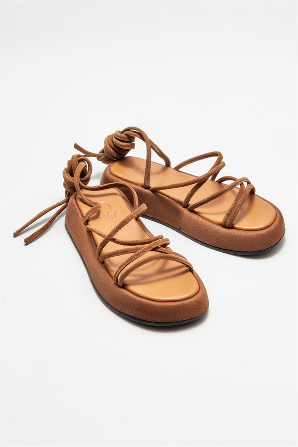 Taba kadın sandalet - Elle Shoes