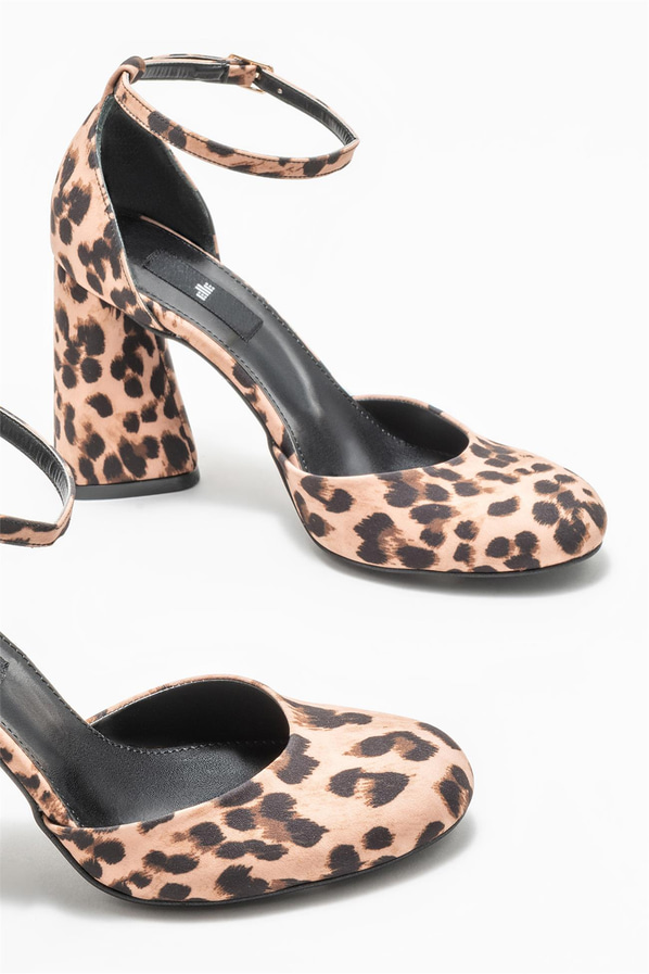 Taba kadın topuklu ayakkabı - Elle Shoes