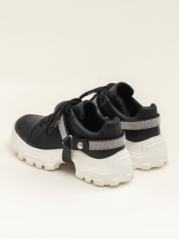 Siyah kadın spor ayakkabı - Elle Shoes