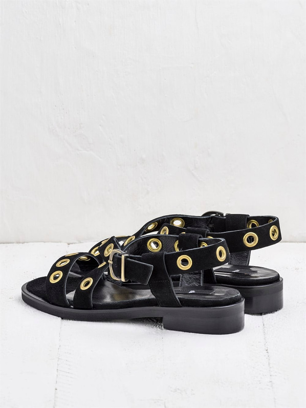 Siyah kadın sandalet - Elle Shoes