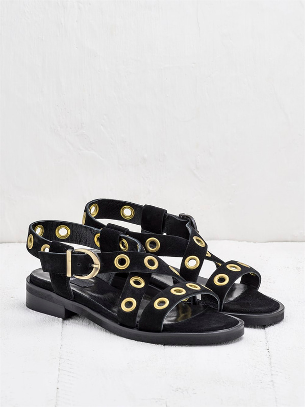 Siyah kadın sandalet - Elle Shoes
