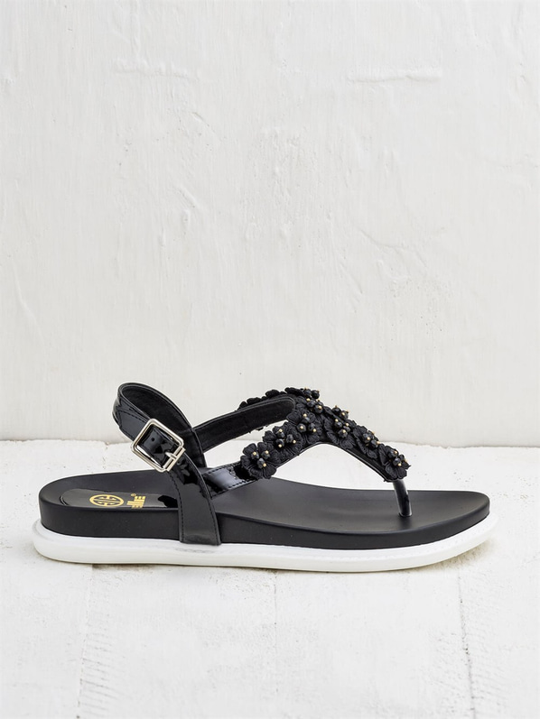 Siyah kadın sandalet - Elle Shoes