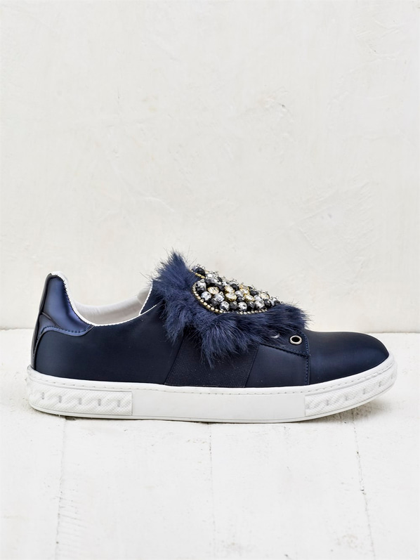 Lacivert kadın ayakkabı - Elle Shoes