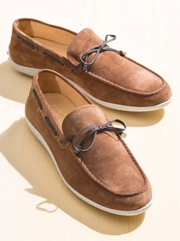 Hardal deri erkek günlük ayakkabı, günlük kullanım için - Elle Shoes