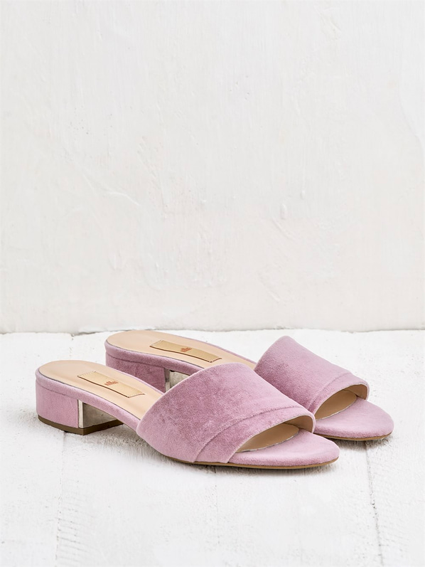 Pudra kadın terlik - Elle Shoes