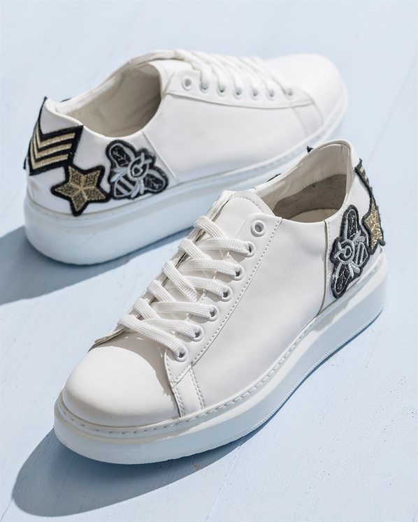 Beyaz kadın ayakkabı - Elle Shoes