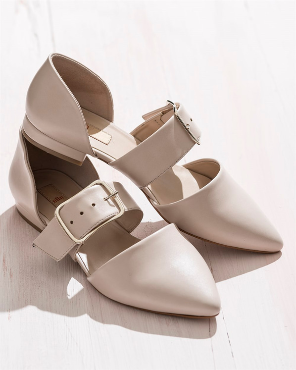 Pudra kadın ayakkabı - Elle Shoes