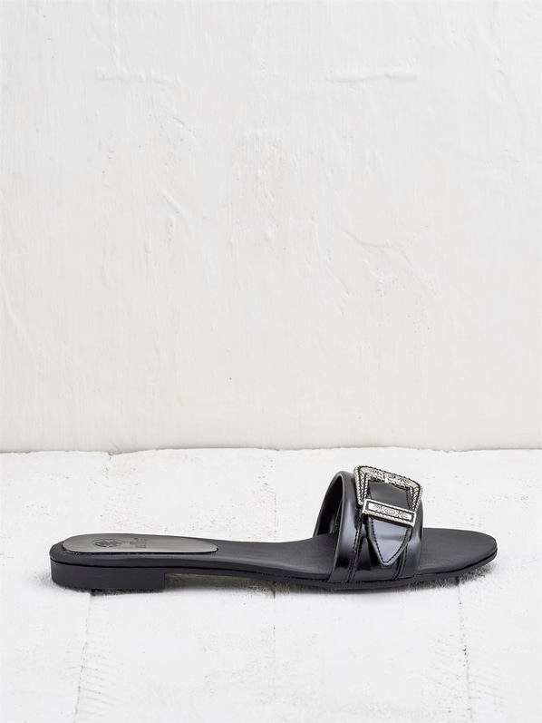 Siyah kadın terlik - Elle Shoes