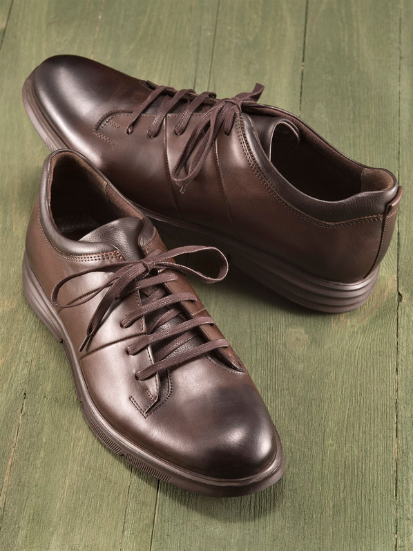 Kahve erkek ayakkabı - Elle Shoes