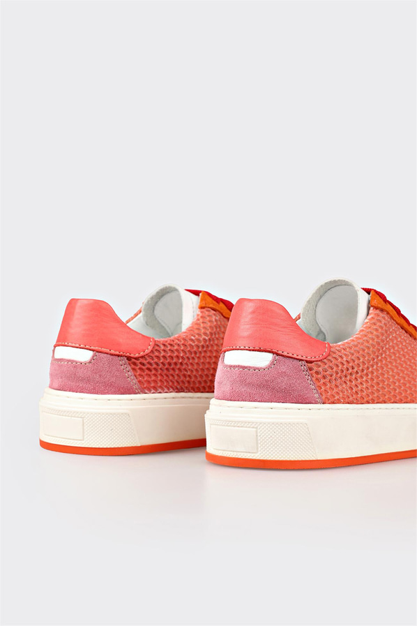 Turuncu kadın sneaker - Elle Shoes