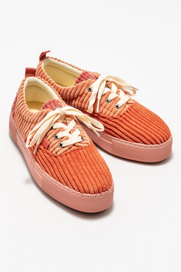 Turuncu kadın sneaker - Elle Shoes
