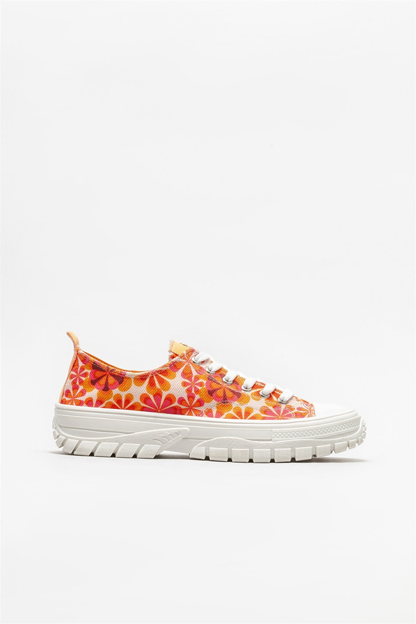 Turuncu kadın sneaker - Elle Shoes