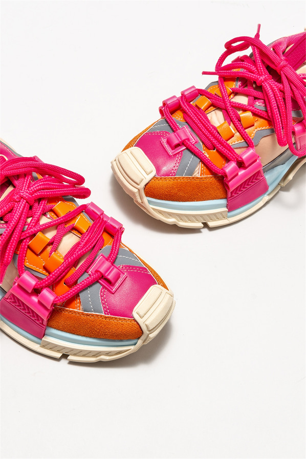 Turuncu kadın sneaker - Elle Shoes