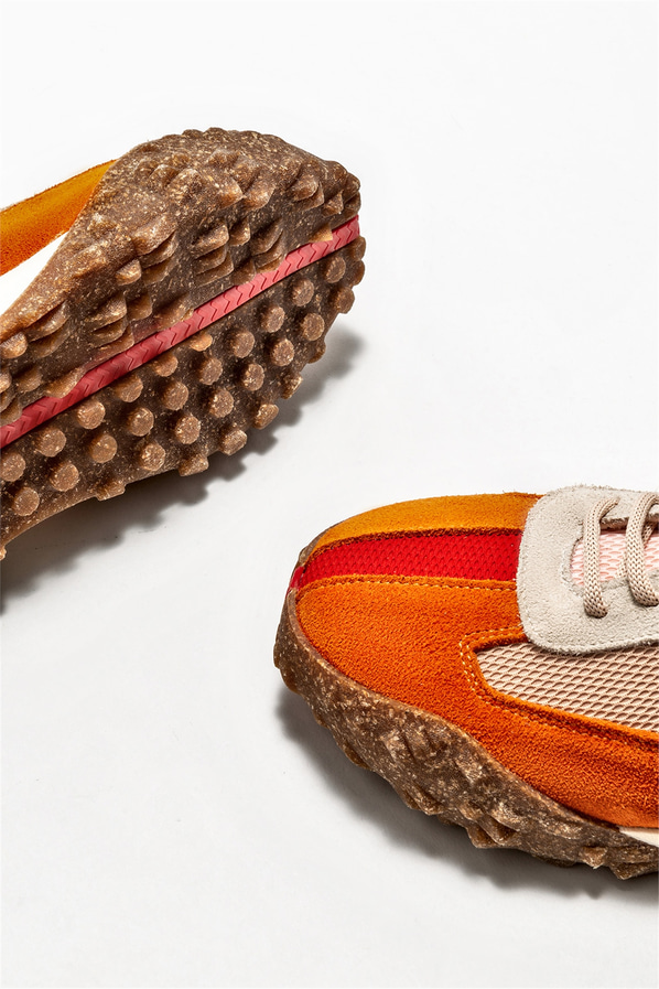 Turuncu kadın sneaker - Elle Shoes