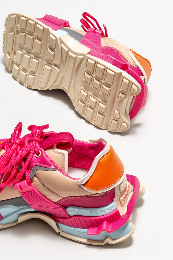 Turuncu kadın sneaker - Elle Shoes