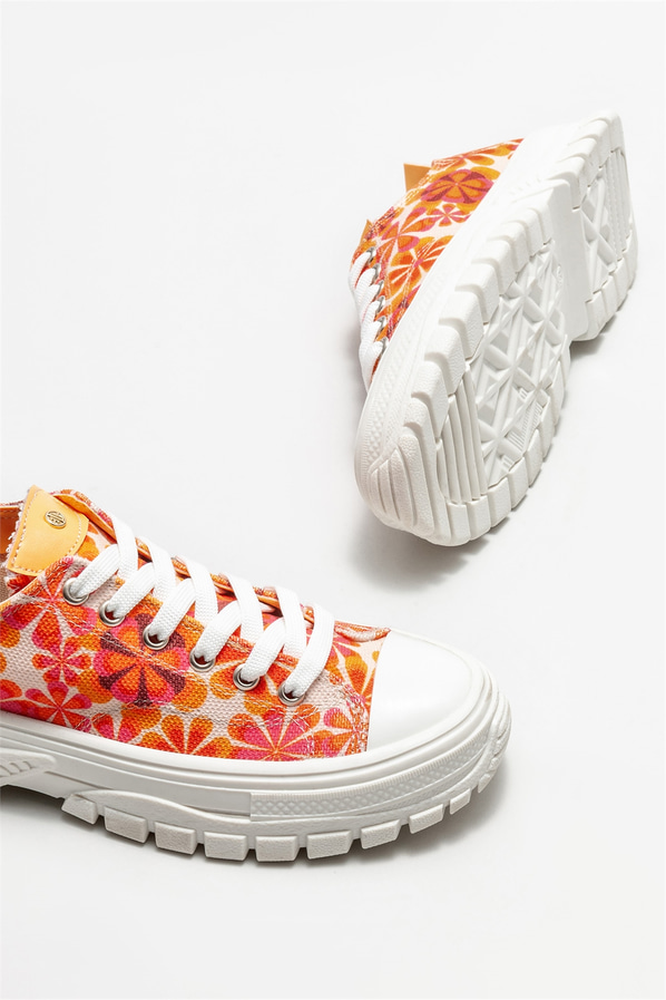 Turuncu kadın sneaker - Elle Shoes