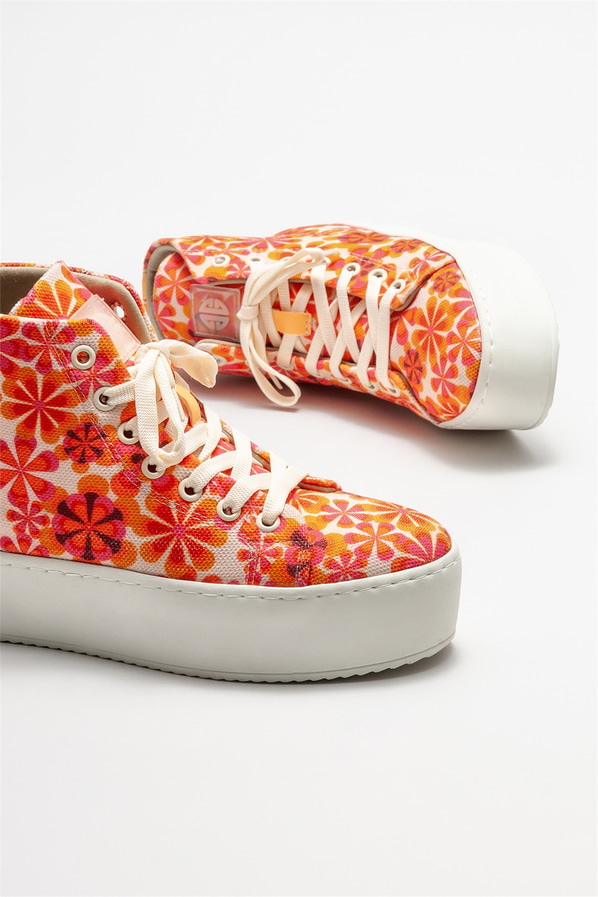 Turuncu kadın bot - Elle Shoes
