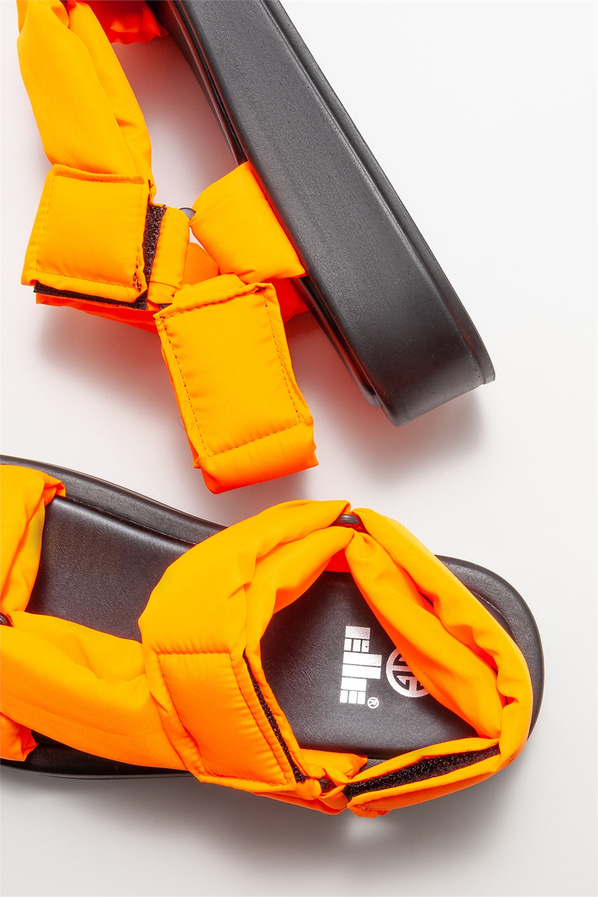 Turuncu kadın sandalet - Elle Shoes