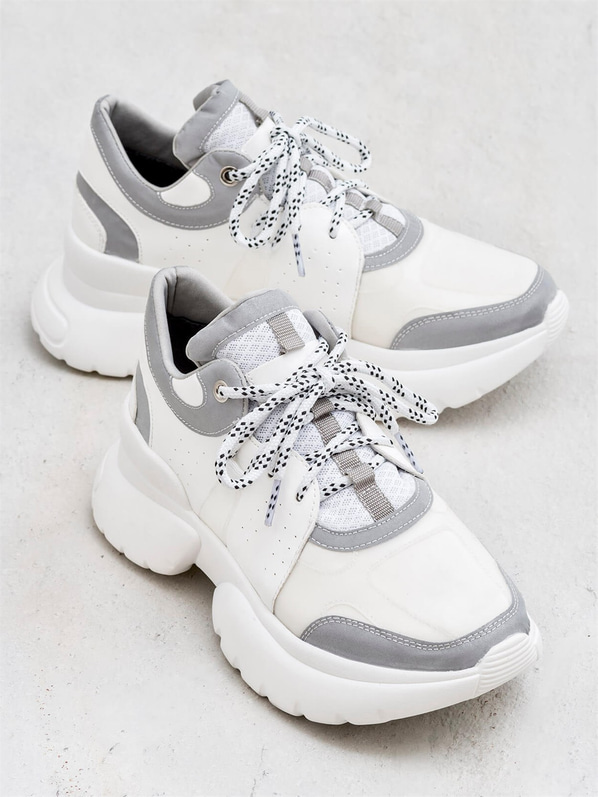 Beyaz kadın spor ayakkabı - Elle Shoes