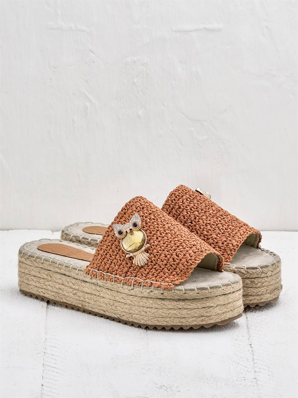 Kadın düz terlik - Elle Shoes