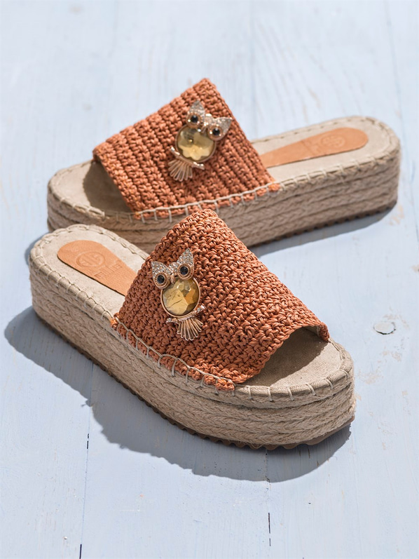 Kadın düz terlik - Elle Shoes