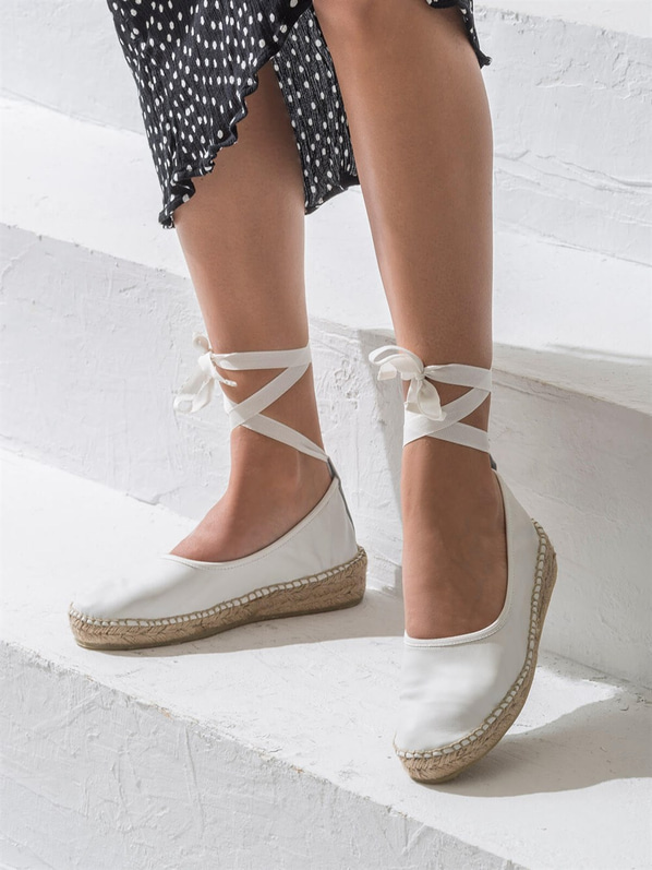 Beyaz kadın ayakkabı - Elle Shoes