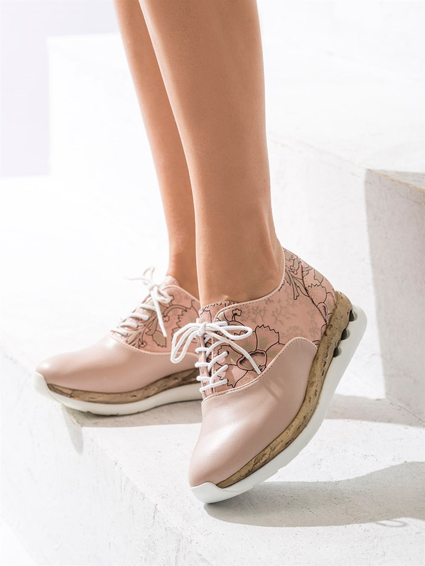 Pudra kadın ayakkabı - Elle Shoes