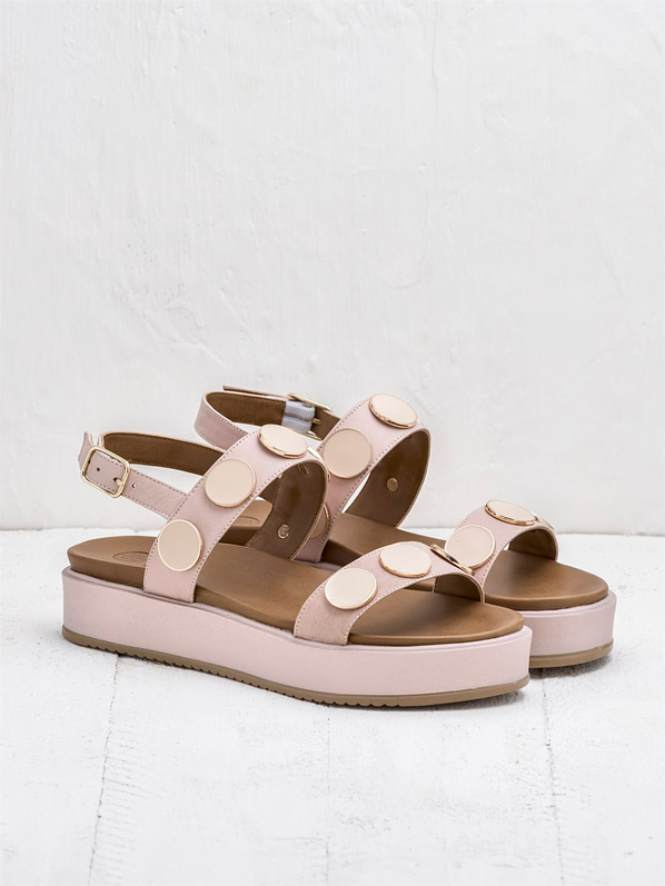 Pembe kadın sandalet - Elle Shoes