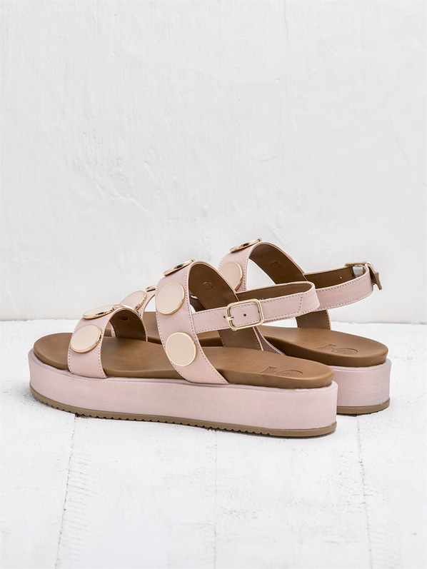 Pembe kadın sandalet - Elle Shoes