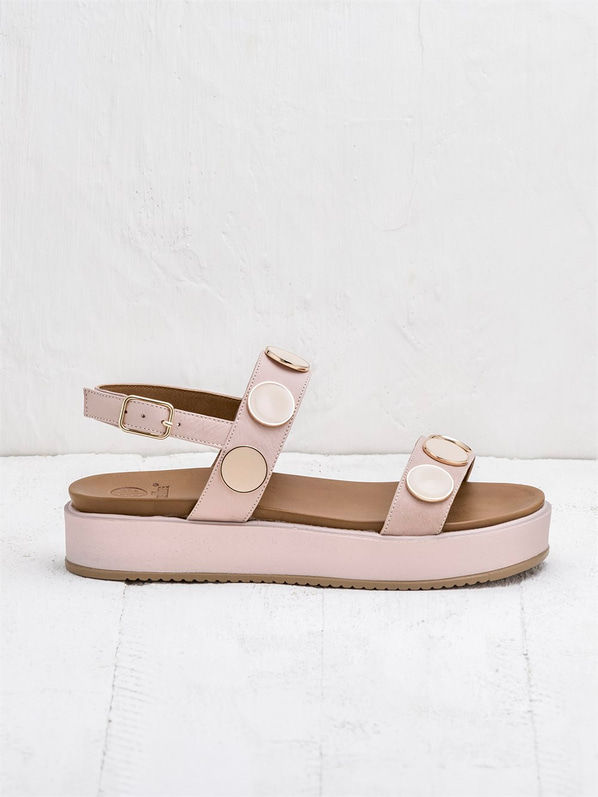 Pembe kadın sandalet - Elle Shoes