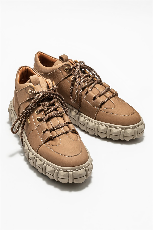 Vizon deri erkek bot - Elle Shoes
