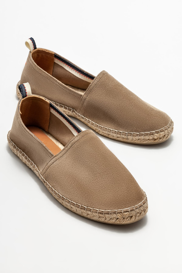 Vizon deri erkek espadril - Elle Shoes