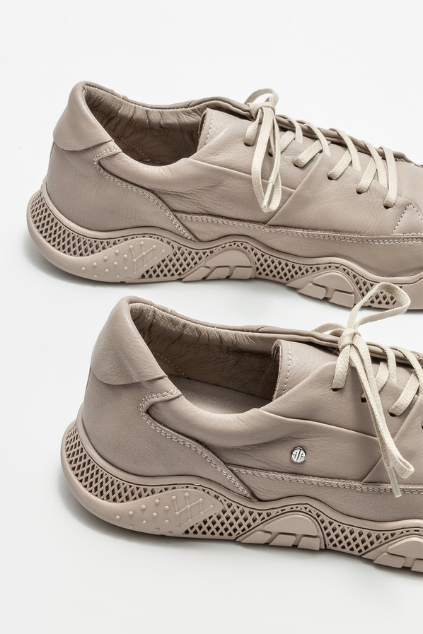 Vizon deri erkek günlük ayakkabı, günlük kullanım için - Elle Shoes