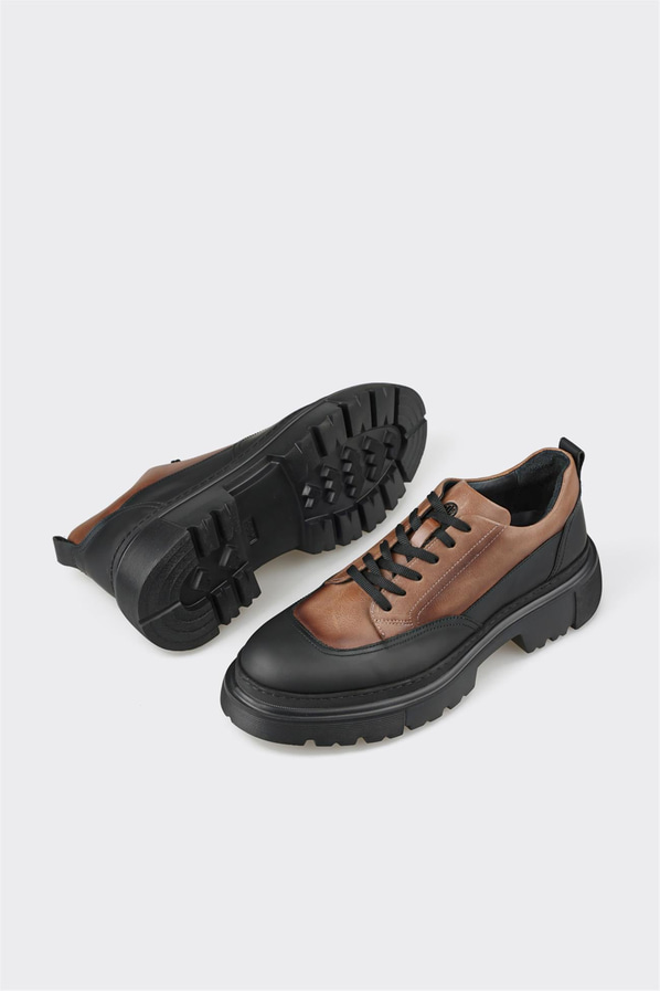 Vizon deri erkek günlük ayakkabı, rahat kullanım için - Elle Shoes