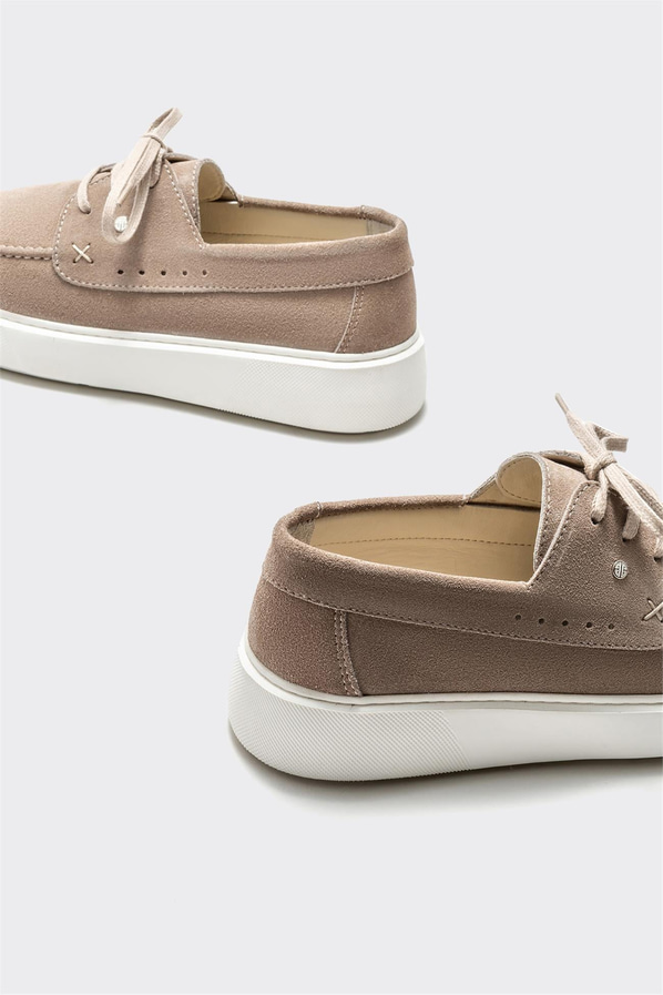 Vizon deri simli erkek günlük ayakkabı, rahat kullanım için - Elle Shoes