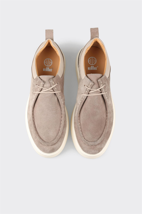 Vizon deri erkek günlük ayakkabı, rahat kullanım için - Elle Shoes