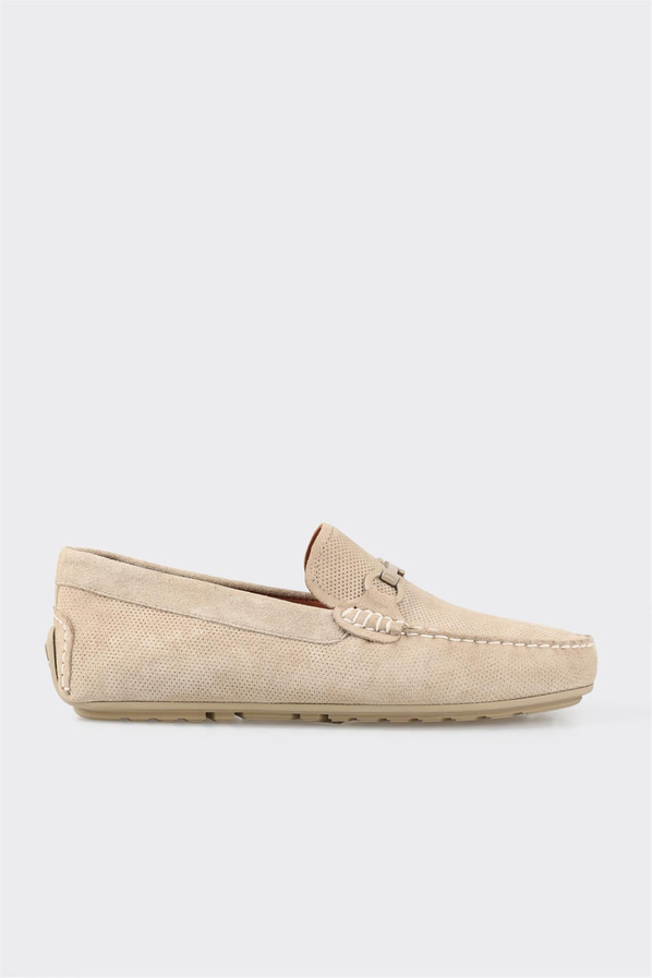 Vizon deri ve süet erkek günlük ayakkabı, rahat kullanım için - Elle Shoes