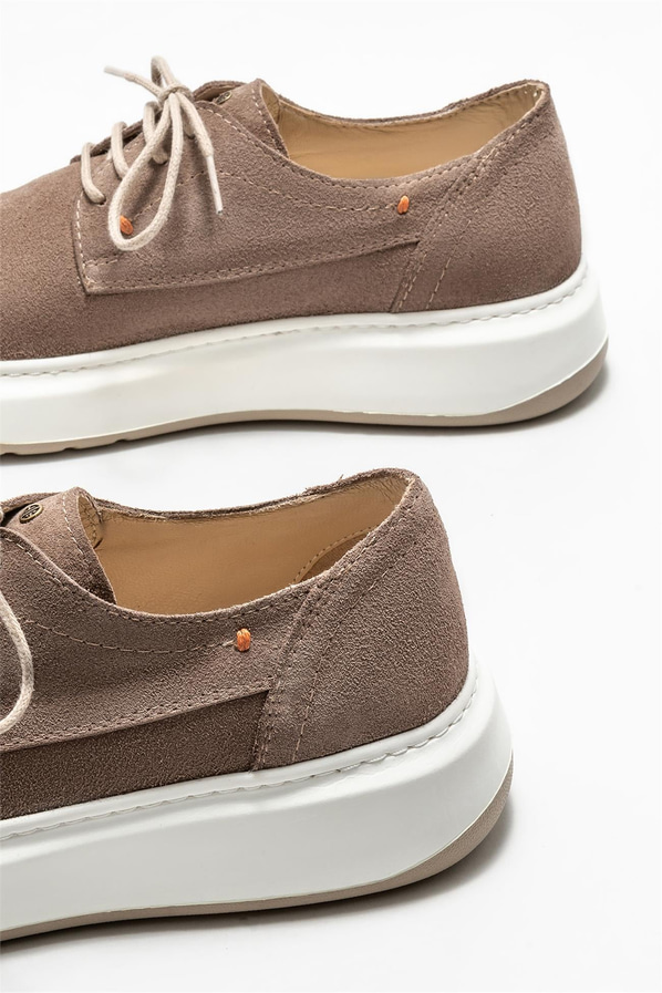 Vizon deri erkek günlük ayakkabı, günlük kullanım için - Elle Shoes