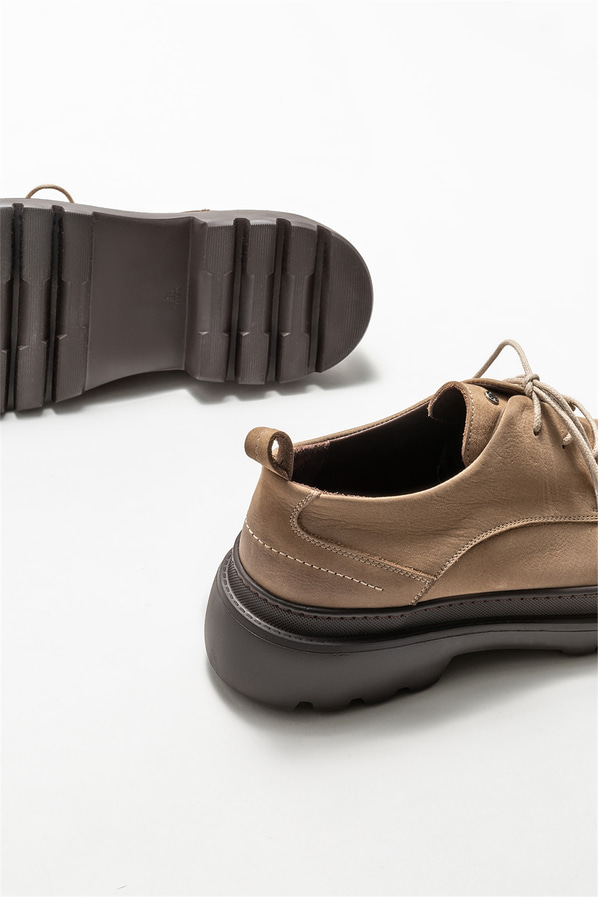 Vizon deri erkek günlük ayakkabı, günlük kullanım için - Elle Shoes