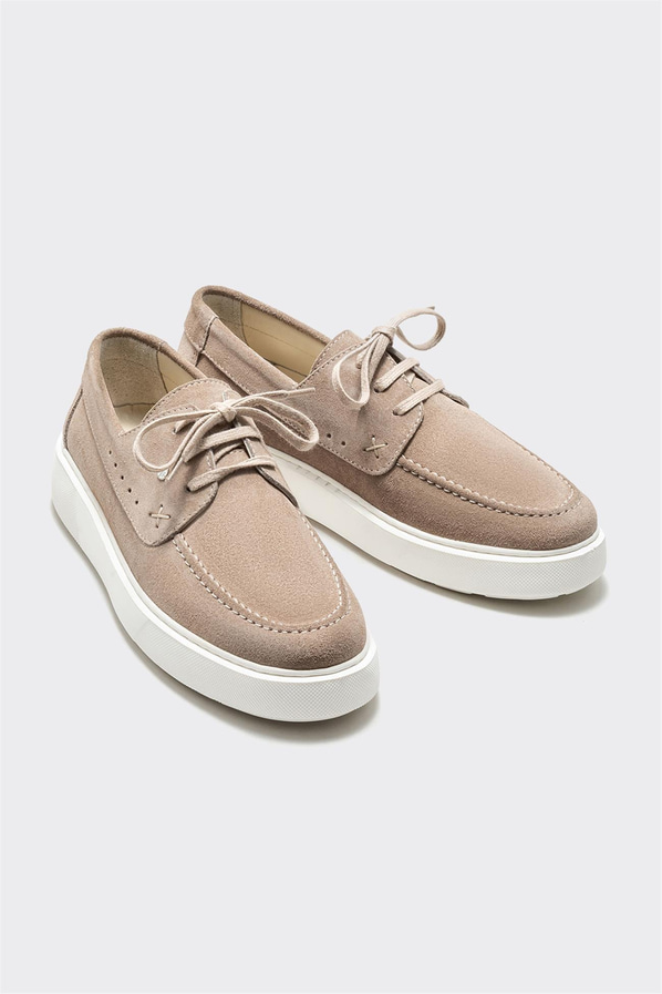 Vizon deri simli erkek günlük ayakkabı, rahat kullanım için - Elle Shoes