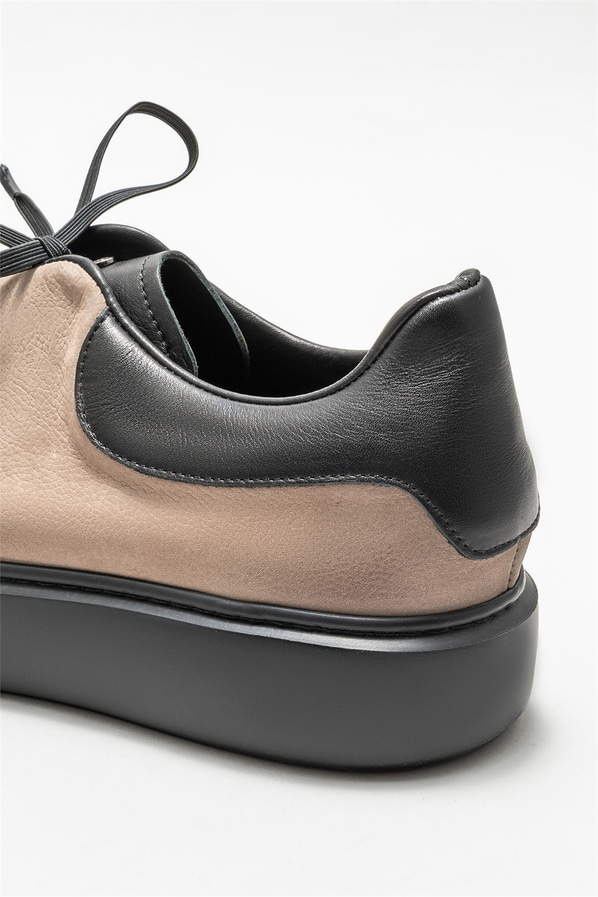 Vizon deri erkek günlük ayakkabı, günlük kullanım için - Elle Shoes