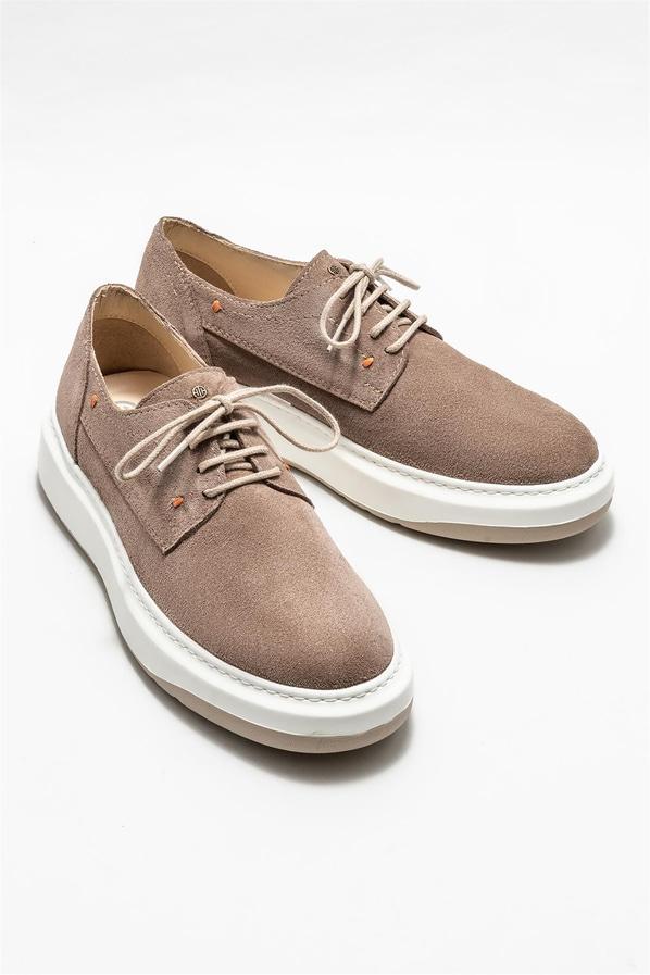 Vizon deri erkek günlük ayakkabı, günlük kullanım için - Elle Shoes