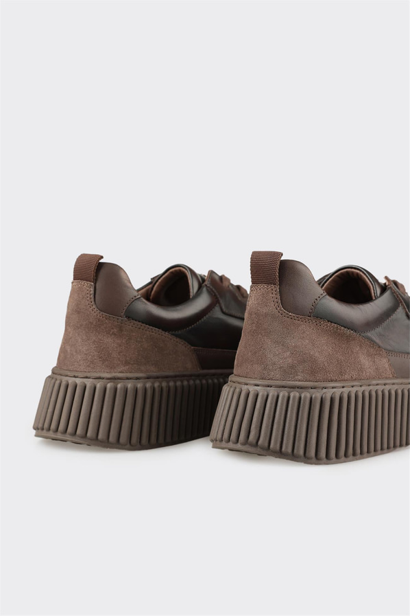 Vizon deri erkek günlük ayakkabı, günlük kullanım için - Elle Shoes
