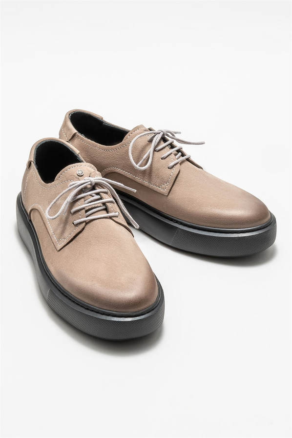 Vizon deri erkek günlük ayakkabı, günlük kullanım için - Elle Shoes