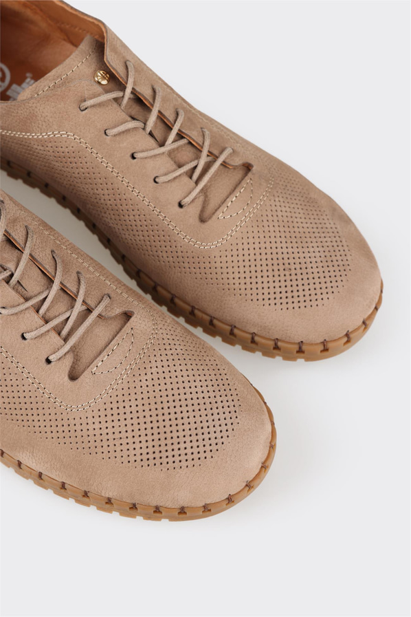 Vizon deri erkek günlük ayakkabı, günlük kullanım için - Elle Shoes