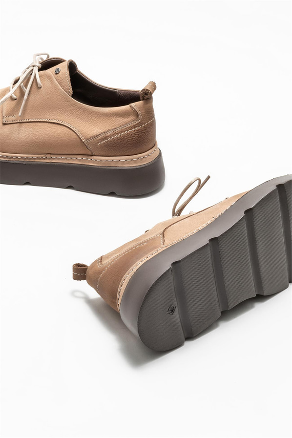 Vizon deri erkek günlük ayakkabı, günlük kullanım için - Elle Shoes