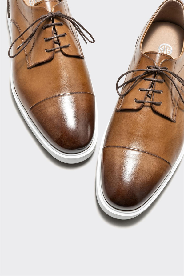 Vizon deri erkek günlük ayakkabı, günlük kullanım için - Elle Shoes
