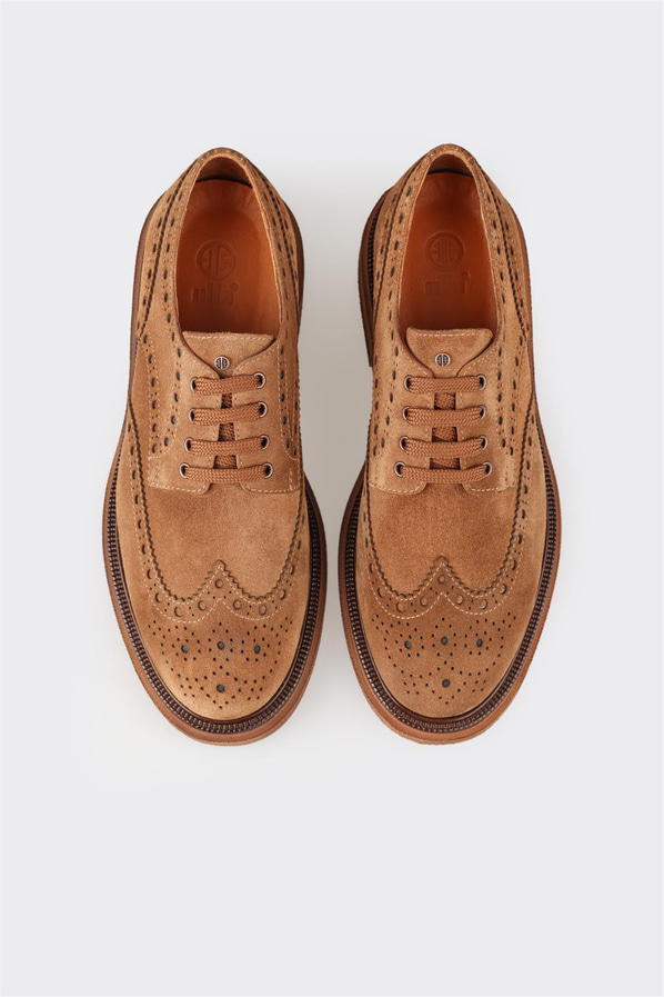 Vizon deri erkek günlük ayakkabı, günlük kullanım için - Elle Shoes