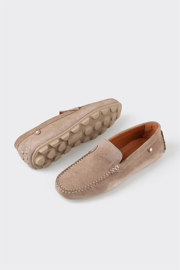 Vizon deri erkek günlük ayakkabı, günlük kullanım için - Elle Shoes