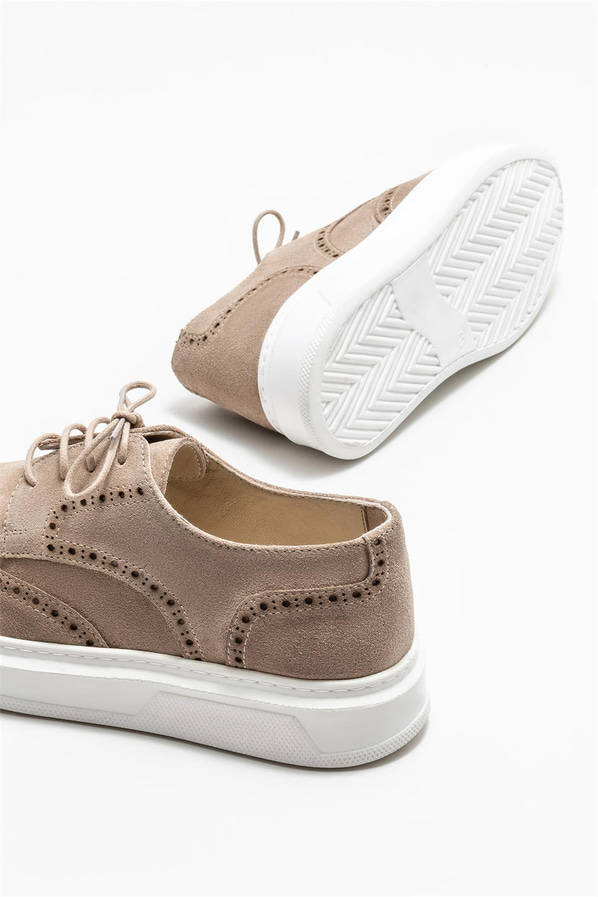 Vizon deri erkek günlük ayakkabı, günlük kullanım için - Elle Shoes